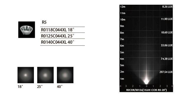 R2CDR0126 R2CDS0126 24V ou 110 - 240VAC 1 * OEM/ODM das luzes 750~850LM do diodo emissor de luz Inground da ESPIGA 10W disponível 1