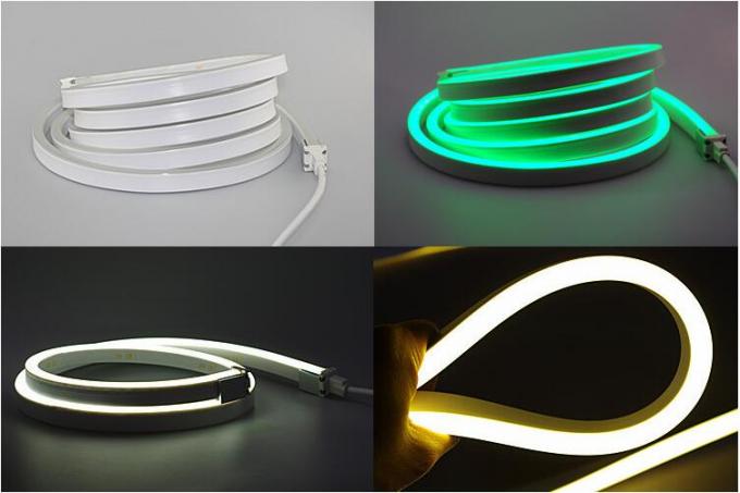 Luz de néon 12W ou 7,2 W da corda do diodo emissor de luz do único cabo flexível da cor pelo medidor com os acessórios espertos de DIY 6