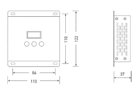 5A * 5 decodificador de Constant Voltage Output DMX do controlador do diodo emissor de luz dos canais RGBWY 4
