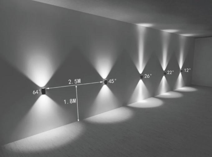 Luzes arquitetónicas exteriores/interiores 30W IP65 da parede para Uplighting e Downlighting 0