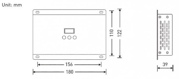 4A * 12CH 1152W decodificador máximo do canal DMX da saída 12 com função do amplificador do sinal 2