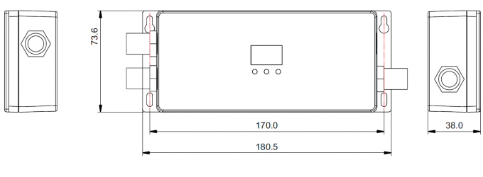 RGBW 4 canaliza a avaliação exterior IP67 720W máximo impermeável da saída do decodificador DMX512 0