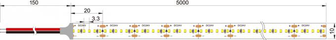 A fita conduzida SMD da tira 24VDC 2216 ilumina 300 diodos emissores de luz/M Seamless Light Output CRI90 alto CRI95 0
