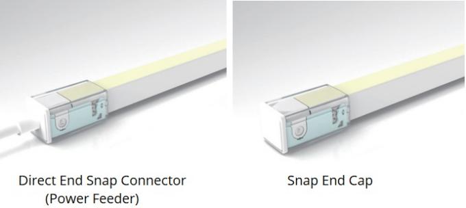 Tipo tipos da pressão de DIY do conector para o cabo flexível de néon do diodo emissor de luz