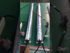 IP68 Lâmpadas de lavagem de parede LED linear subaquática 24W RGBW DMX512 programável