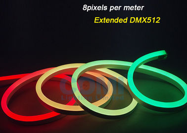 WS2812 Programmable Dome DMX Digital Pixel LED Neon Strip 12W / M 60LEDs / m