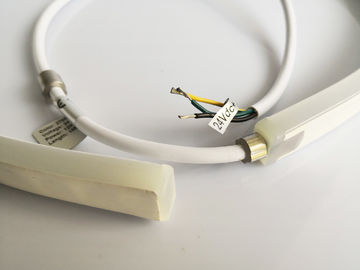 Luzes de tira de néon impermeáveis 24V do diodo emissor de luz IP68 8W/medidor ajustável com o conector da injeção do molde